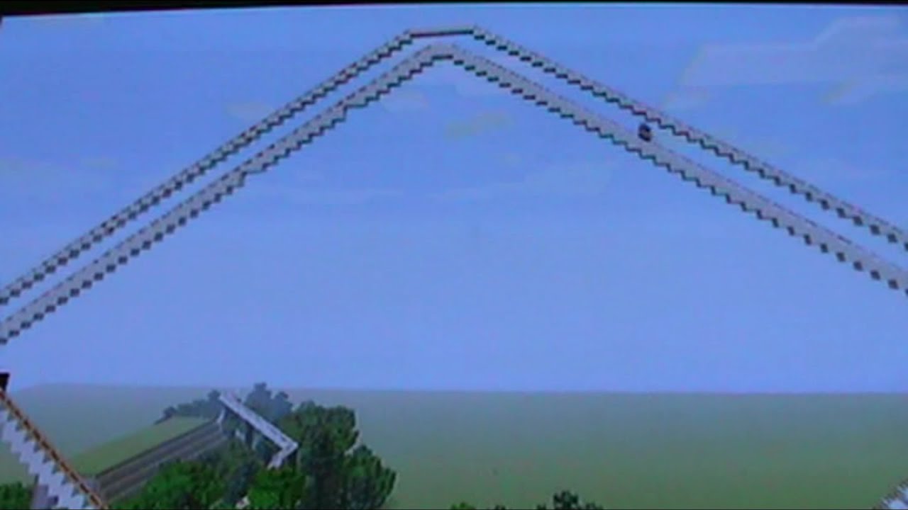 Minecraft Re-creation: Full Throttle Six Flags Magic Mountain