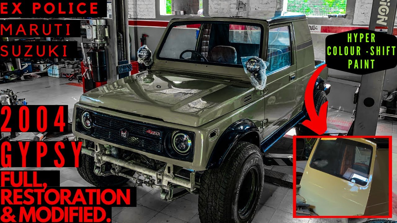 2004 DISPOSAL SUZUKI GYPSY | COMPLETE REBUILD & FULLY MODIFIED WITH HYPER-PAINTJOB | BYC JAMMU