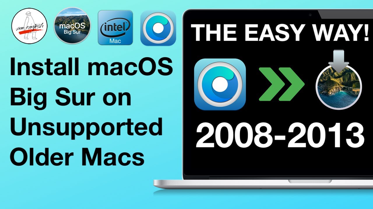Big Sur на неподдерживаемых Mac [2008-2013] OpenCore Legacy Patcher ПРОСТОЙ СПОСОБ для старых Mac...