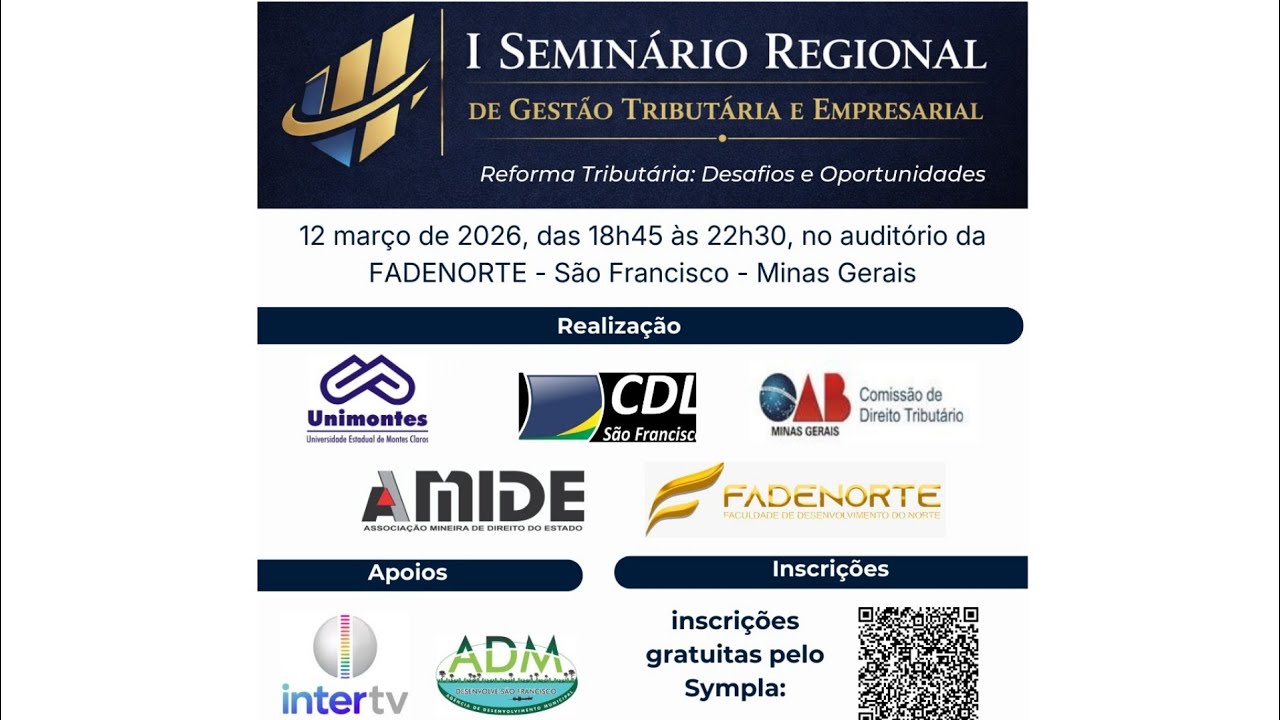 I seminario regional de gestao tributaria