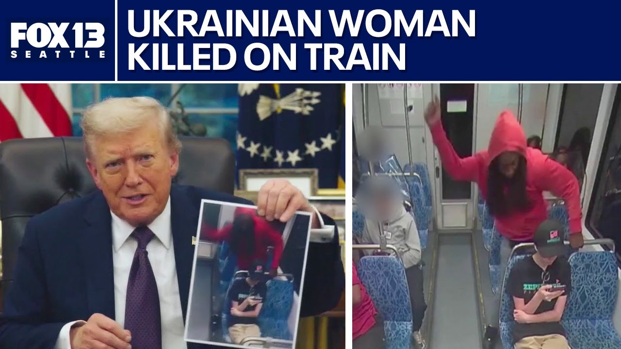 Trump reacts to Ukrainian woman killed on train in Charlotte, NC