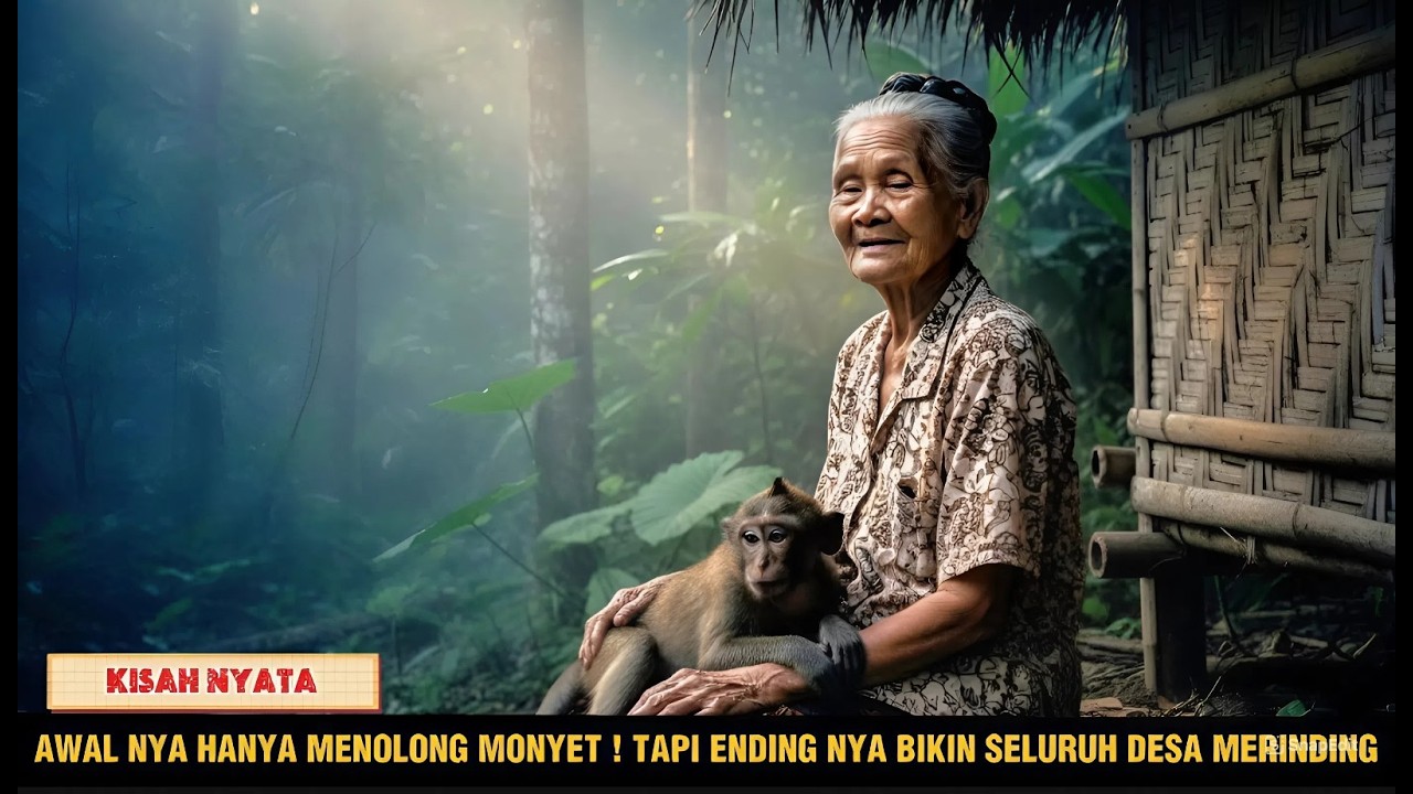 Bikin Merinding!”Nenek Tua Menolong Monyet Terjebak Ranjau… Endingnya Bikin Seluruh Desa Merinding!”