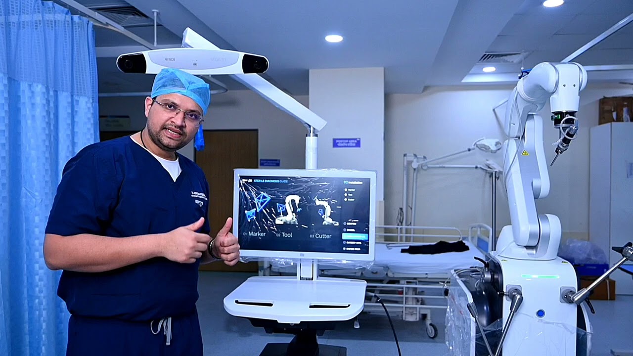 Watch how Robotic technology works for knee replacement | Dr. Ashish Singhal | Helpline: 09414393320