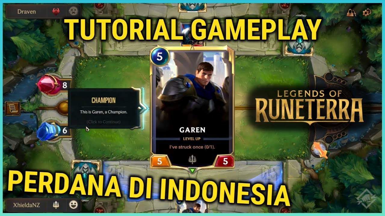 LoR Tutorial Gameplay Perdana di Indonesia - Legends of Runeterra Indonesia