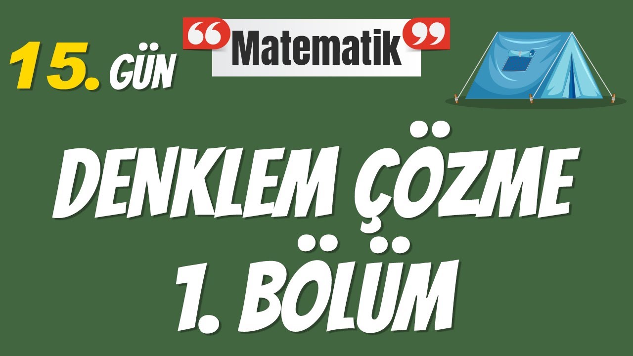 En baştan Serisi - Denklem &Ccedil;&ouml;zme 1. B&ouml;l&uuml;m - Doğu DOĞAN