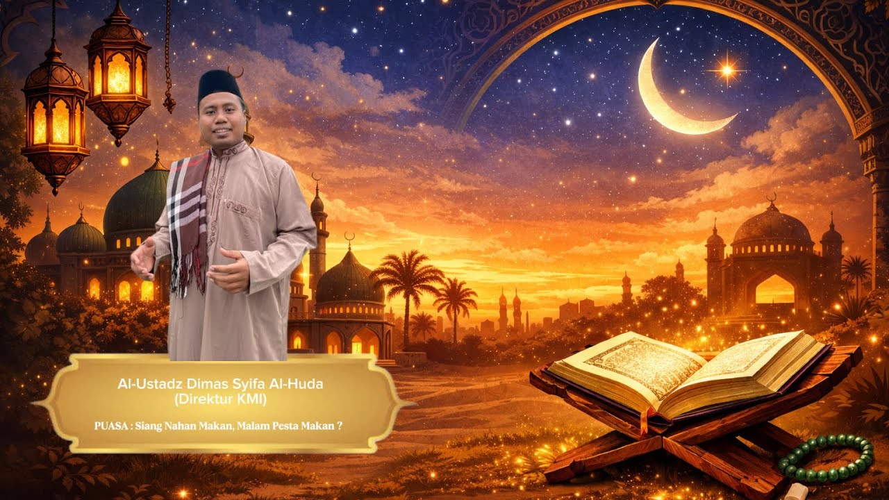 6. PUASA : Siang Nahan Makan, Malam Pesta Makan ? | Al-Ustadz Dimas Syifa Al-Huda