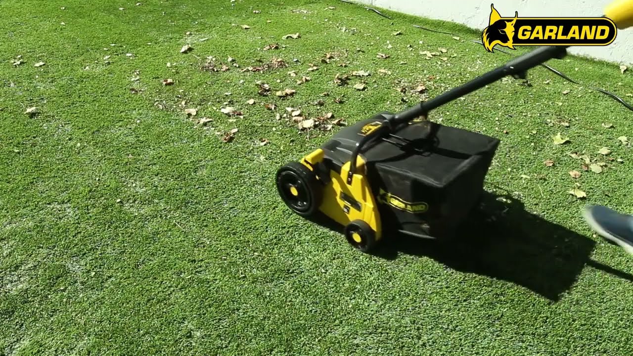 SUPERHOME CENTER DIY GARLAND ROLL & COMB 302E ARTIFICIAL GRASS POWER BROOM MOWER 1 4KW