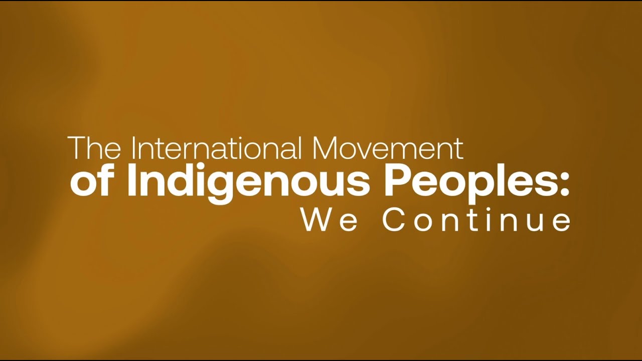 The International Movement of Indigenous Peoples: We Continue