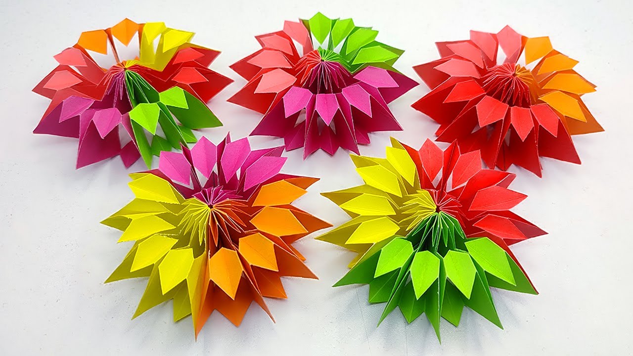 ❄️ 3D Paper Snowflake for Christmas Decor ❄️ DIY Christmas Snowflake ❄️ Template for a Snowflake ❄️