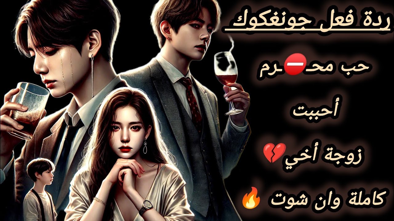 ردة فعل جونغكوك : حب محـ⛔ـرم... أحببت زوجة أخي 💔😱كاملة🔥(وان شوت)🦋♥️