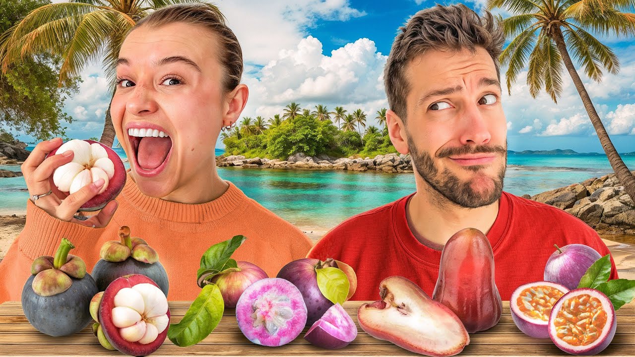 On découvre des FRUITS EXOTIQUES! 🌴