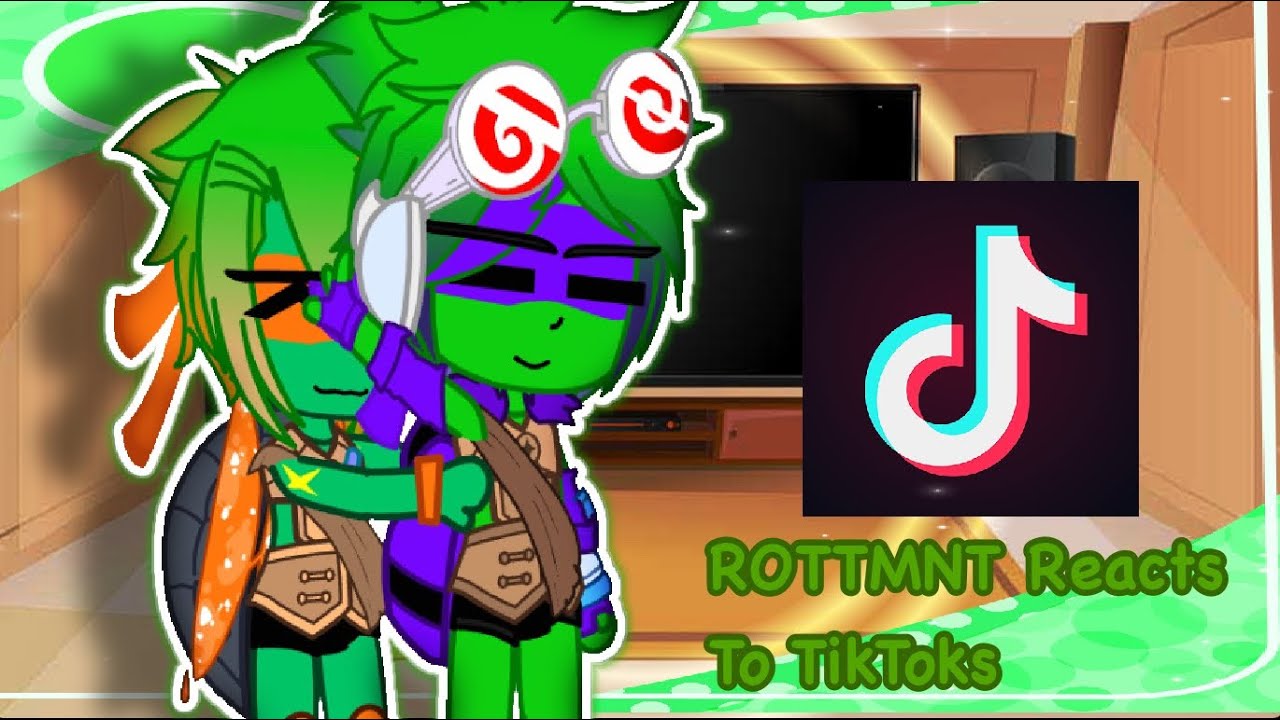 ROTTMNT Reacts to TikToks(3/10)[]Gacha Reaction