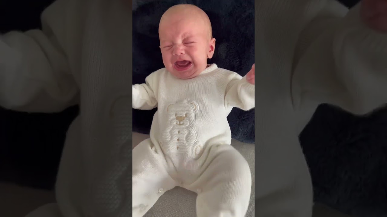 Little teddy bear meltdown #babyboy #baby #crying #asmr