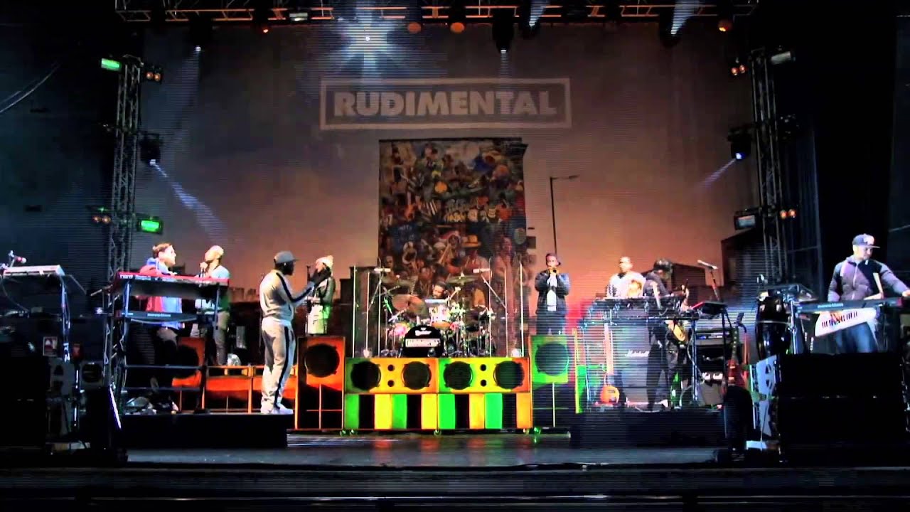 Rudimental - Amir Amor backstage at Brixton Academy