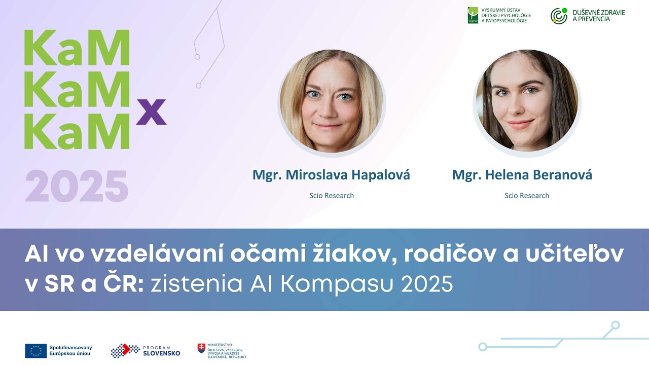 3xKaM: AI vo vzdelávaní očami žiakov, rodičov a učiteľov v SR a ČR: AI Kompas 2025