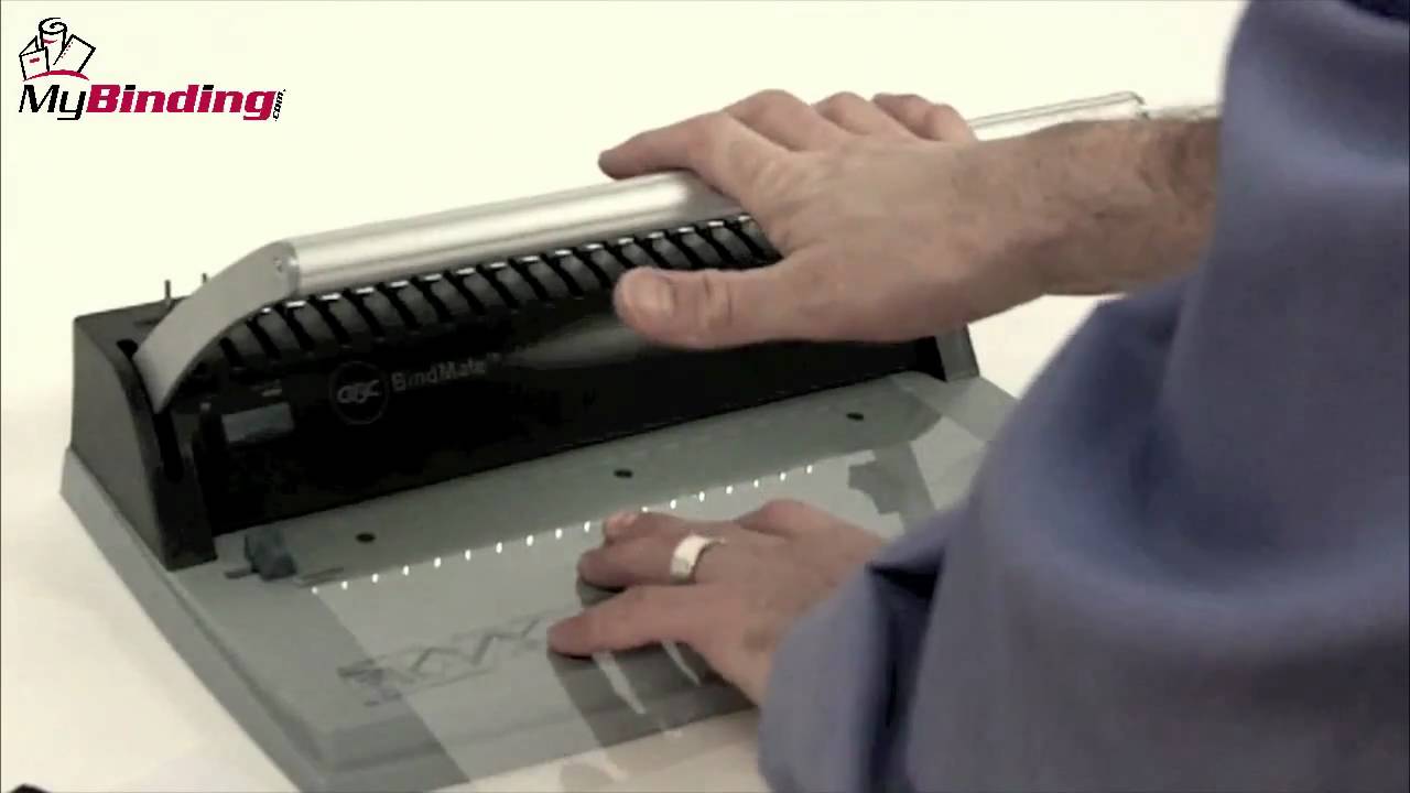 GBC BindMate Personal CombBind and 3-Hole Punch Review - 7706170