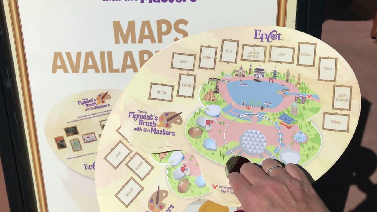 Disney Figment's Brush With the Masters Scavenger Hunt 2020