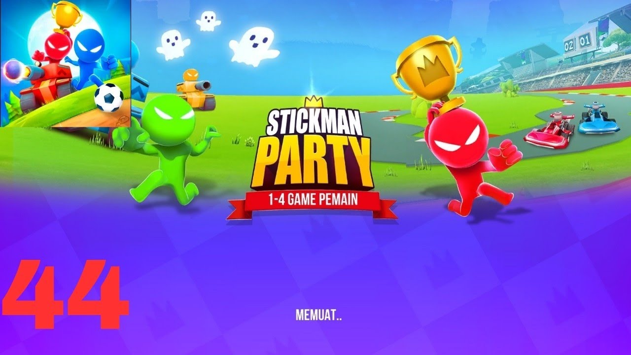 STICKMAN PARTY 2 3 4 - Gameplay Walkthrough Part 44 - Tournament Randome MiniGames Stickman Party