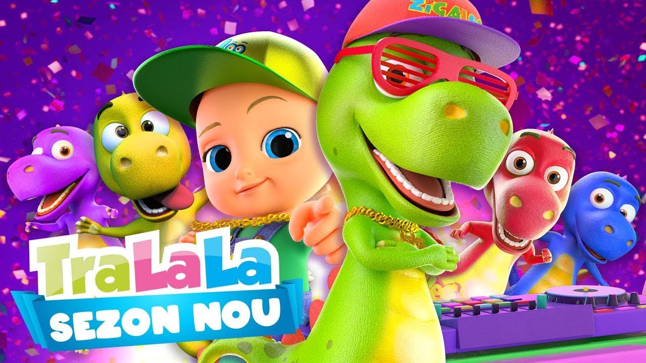 5 dinozauri mici 🦖 🎵 Cântece Vesele pentru Copii – Colaj TraLaLa cu Melodii Educative 🌈