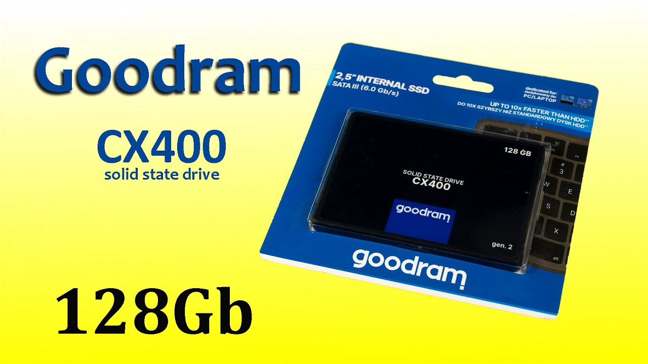 Goodram CX400 | Хороший, бюджетный SSD