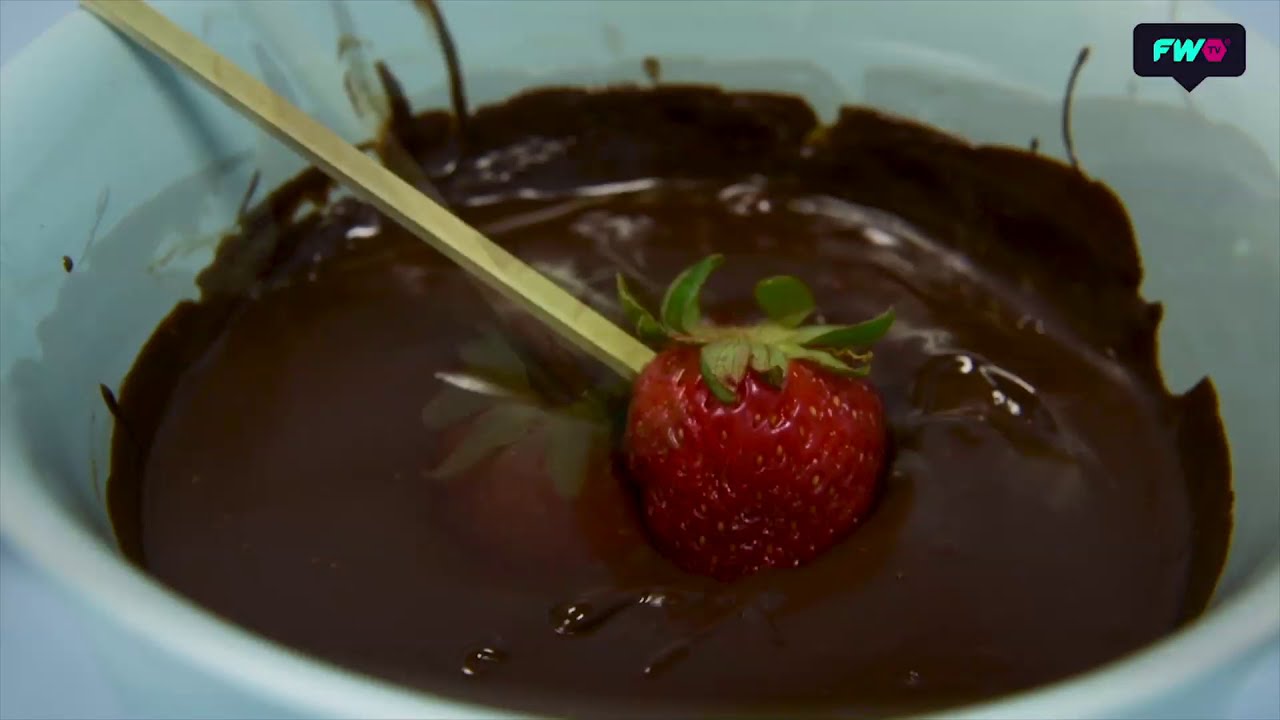 Receta de Fondue de Chocolate con Frutas