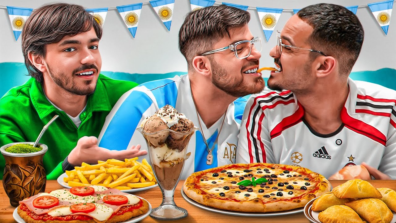 PROBANDO COMIDA ARGENTINA CON LA COBRA