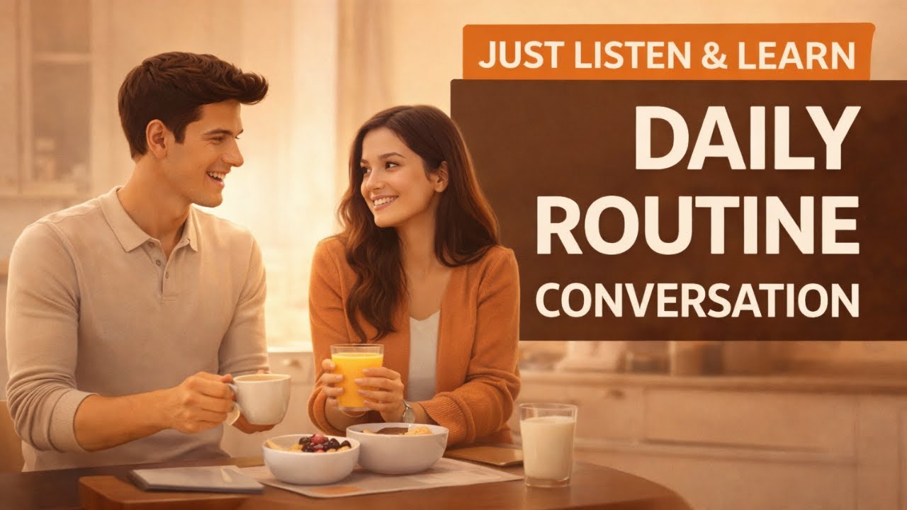 Can You Understand This Daily Routine Conversation? | Slow English Listening