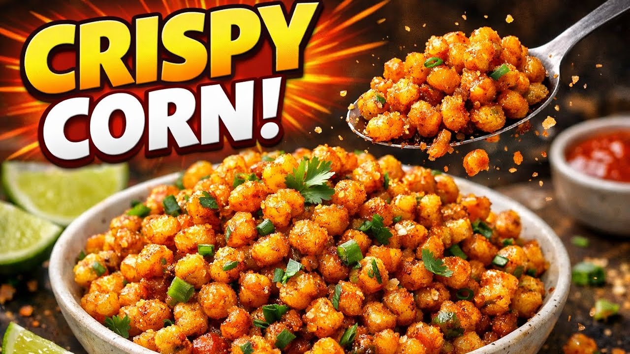 Perfect Crispy Sweet Corn at Home | Super Tasty & Crunchy  | 10 Mins Snack Recipe.