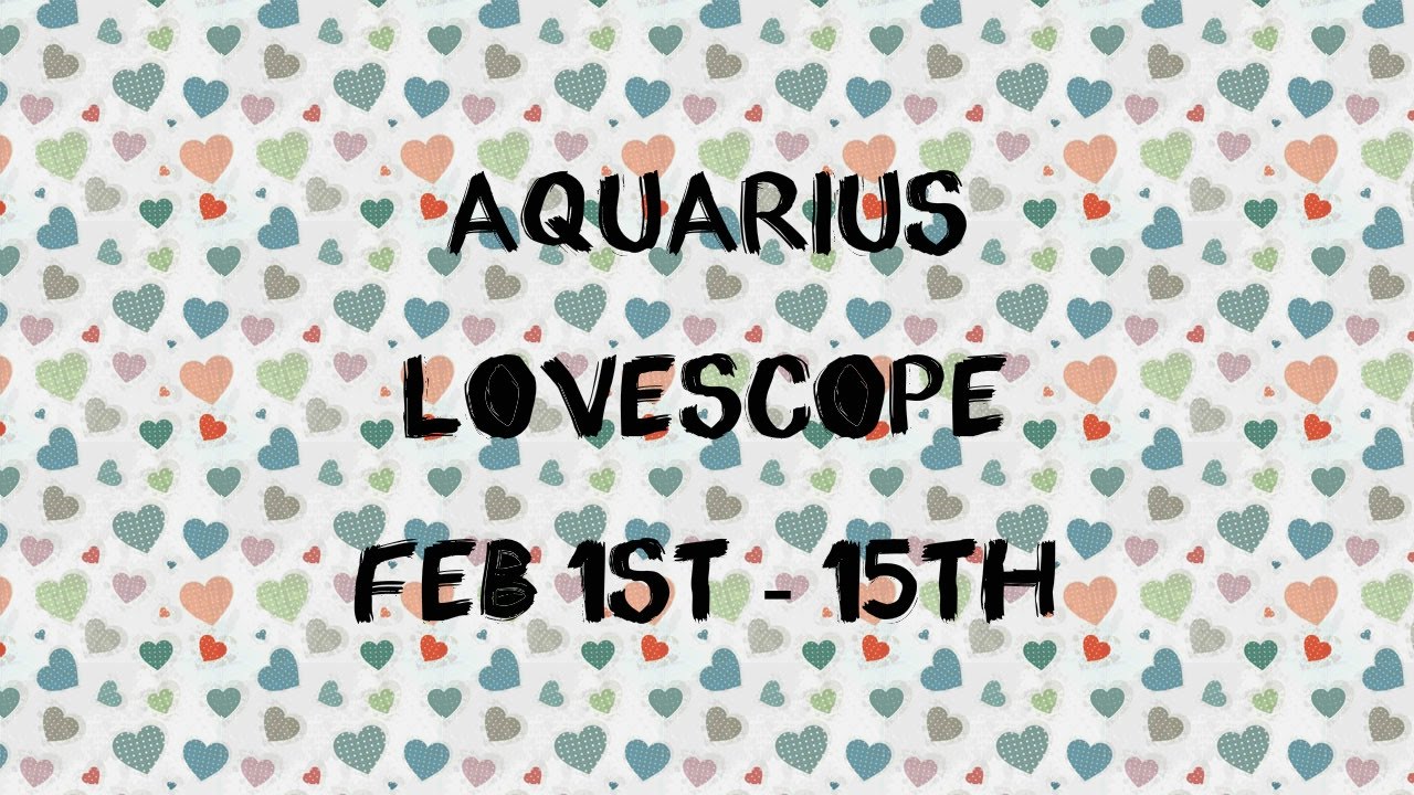 Aquarius Sun, Moon & Rising Lovescope - Feb 1st - 15th 2017