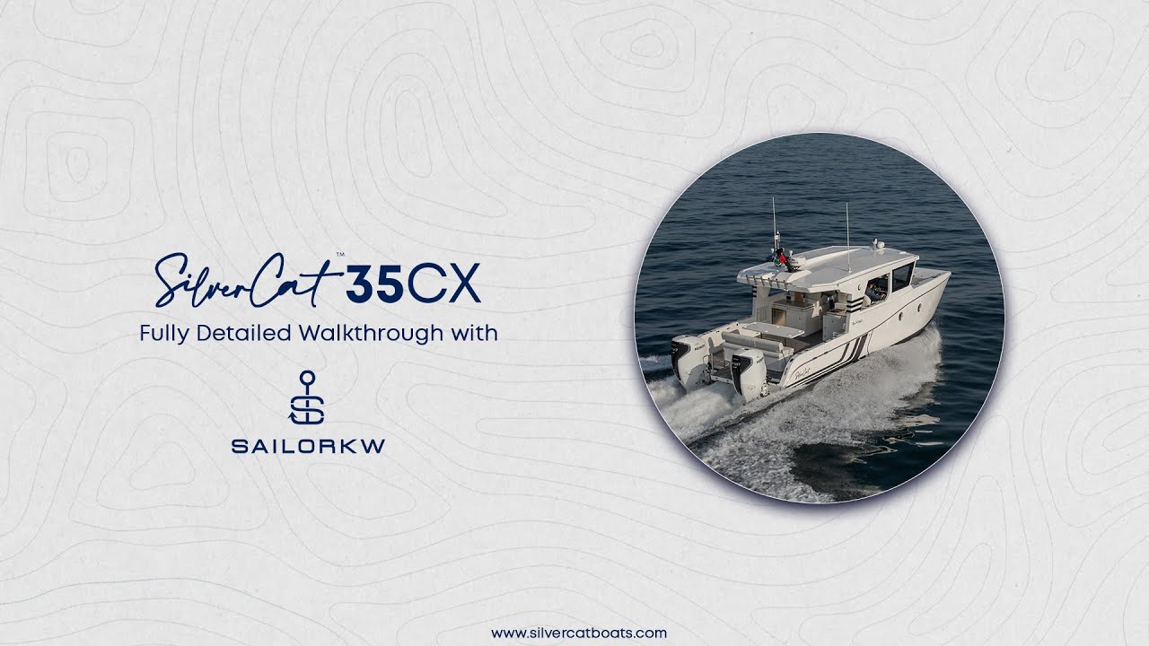 SilverCAT 35CX |  التجربة الكاملة لأحدث قوارب سيلفركات بمعرض دبي للقوارب | With Faisal - Sailor KW
