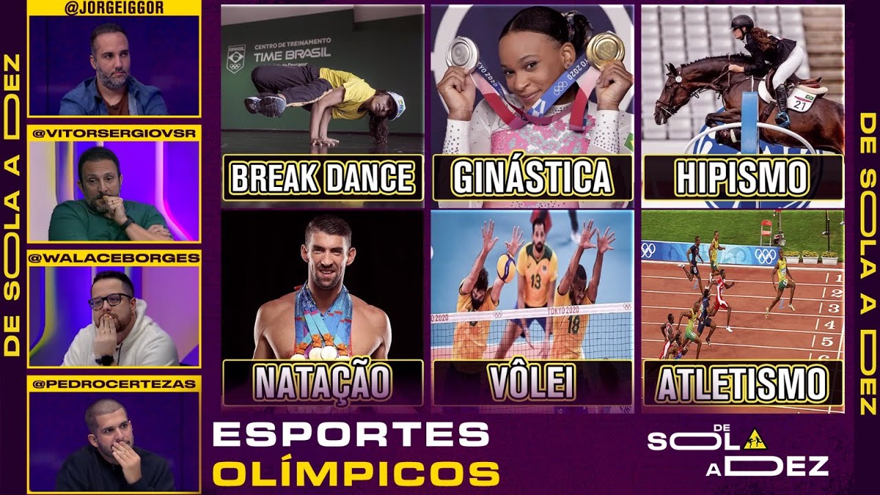 QUAL É O MELHOR ESPORTE OLIMPÍCO? CRAVAMOS! | DE SOLA A DEZ