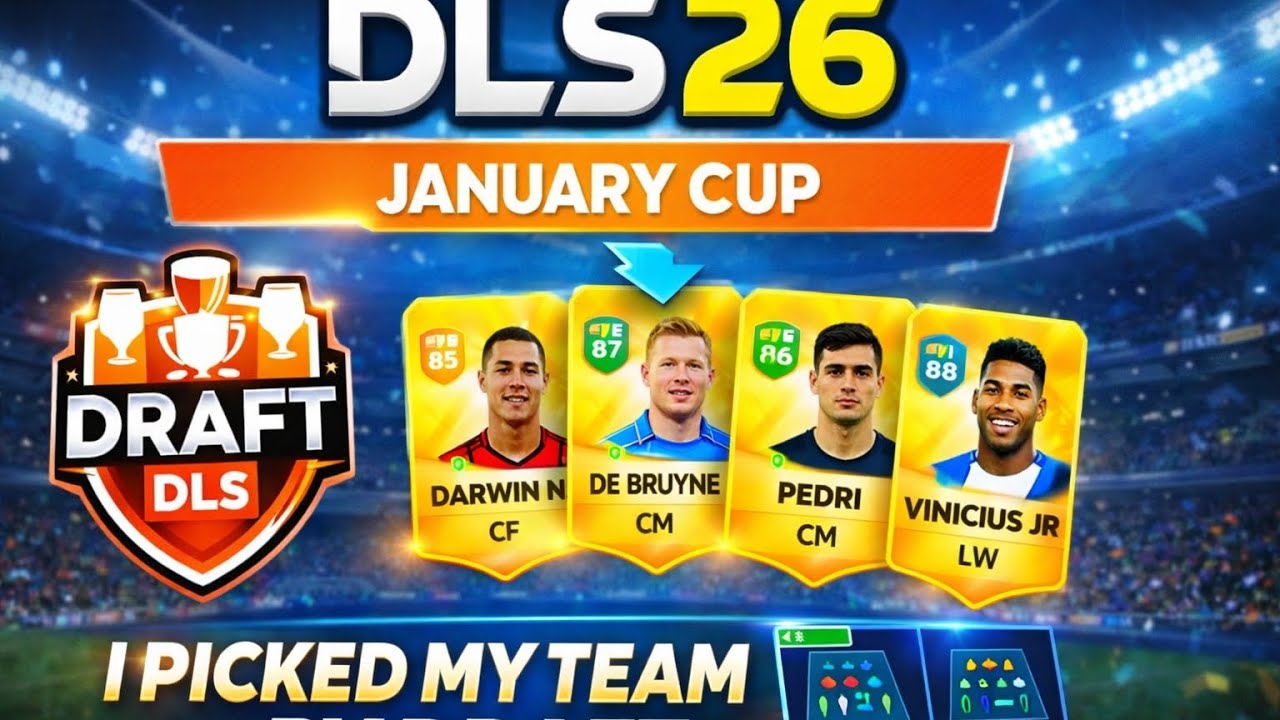 DLS 26 January Cup Draft Challenge | Building My Dream Team