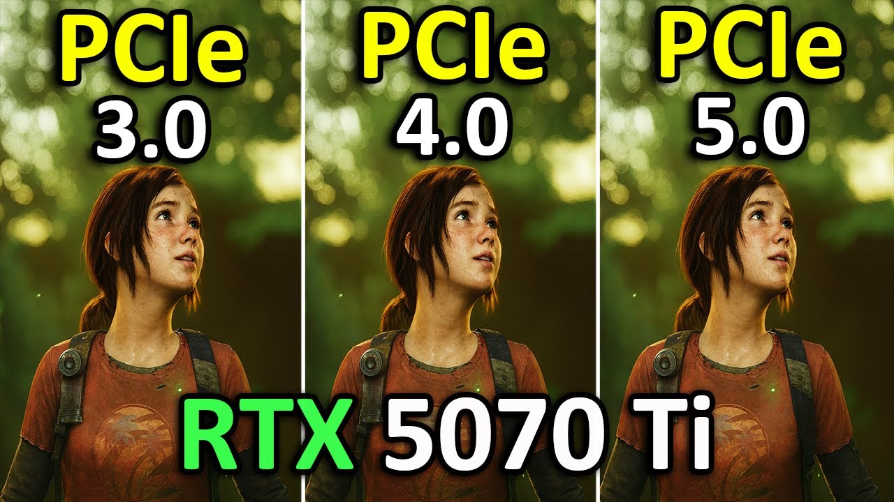 RTX 5070 Ti PCIe 3.0 vs PCIe 4.0 vs PCIe 5.0 | Performance Comparison 2025