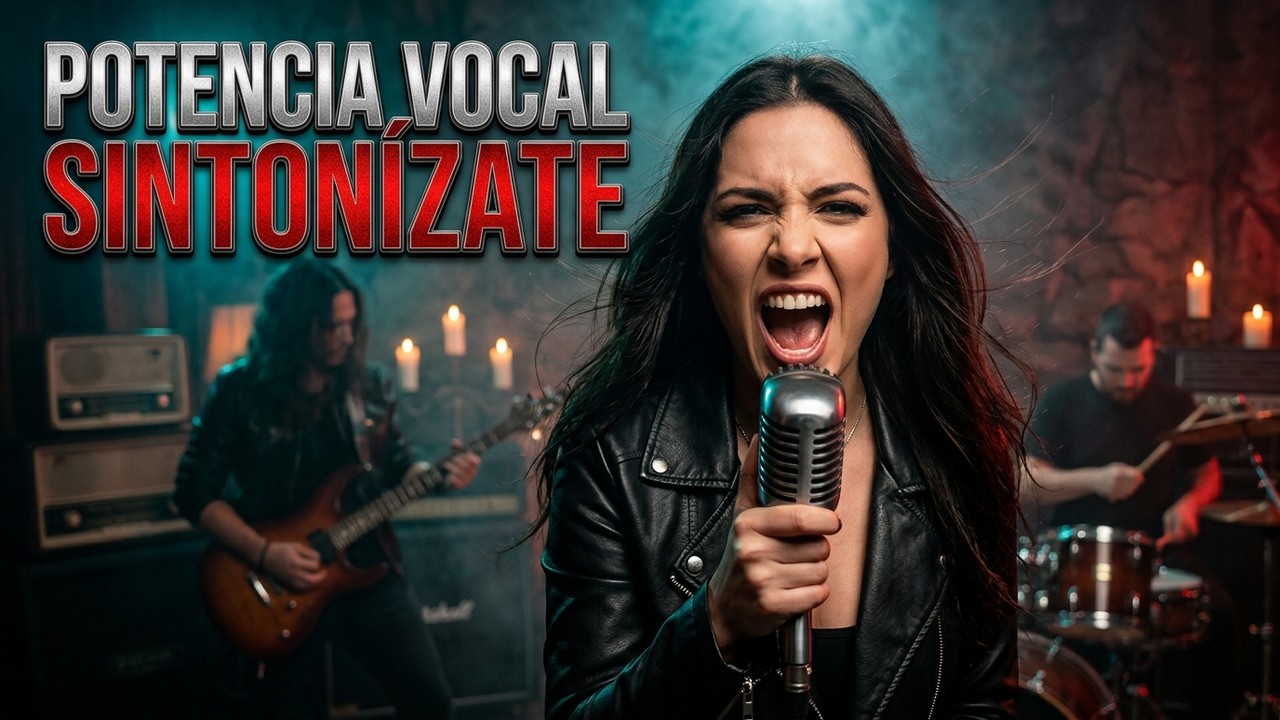 ELITE-SINTONIZATE | Potencia vocal en vivo con banda de rock metal