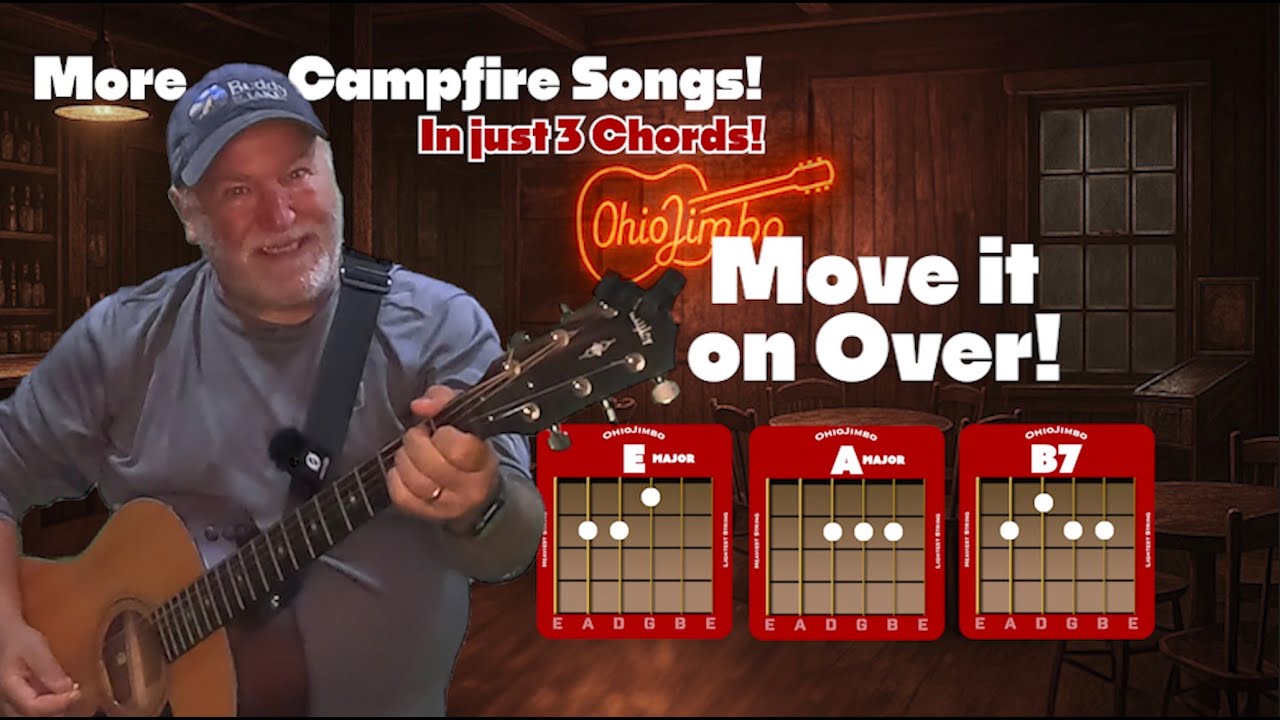 🎸 How to Play &ldquo;Move It On Over&rdquo; &ndash; Easy 3-Chord Acoustic Guitar Lesson (Hank Williams)
