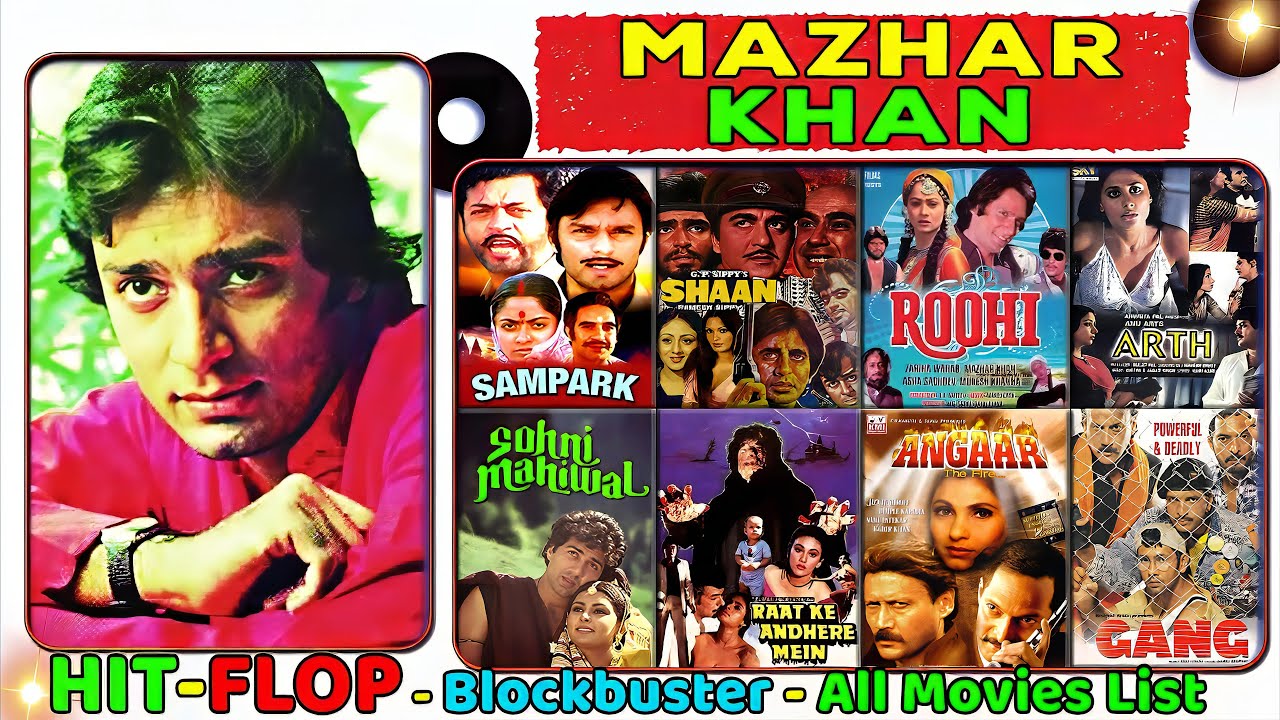 Mazhar Khan Hit and Flop All Movies List | Box Office Collection | All Films Name List | Angaar