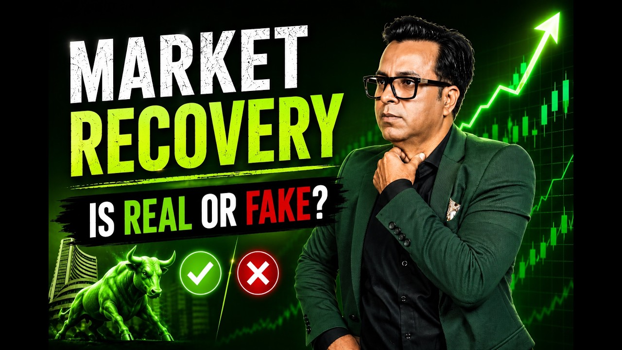 Gap Down के बाद बाजार में रिकवरी क्यों आयी? | Nifty Monday Prediction & Sensex Analysis