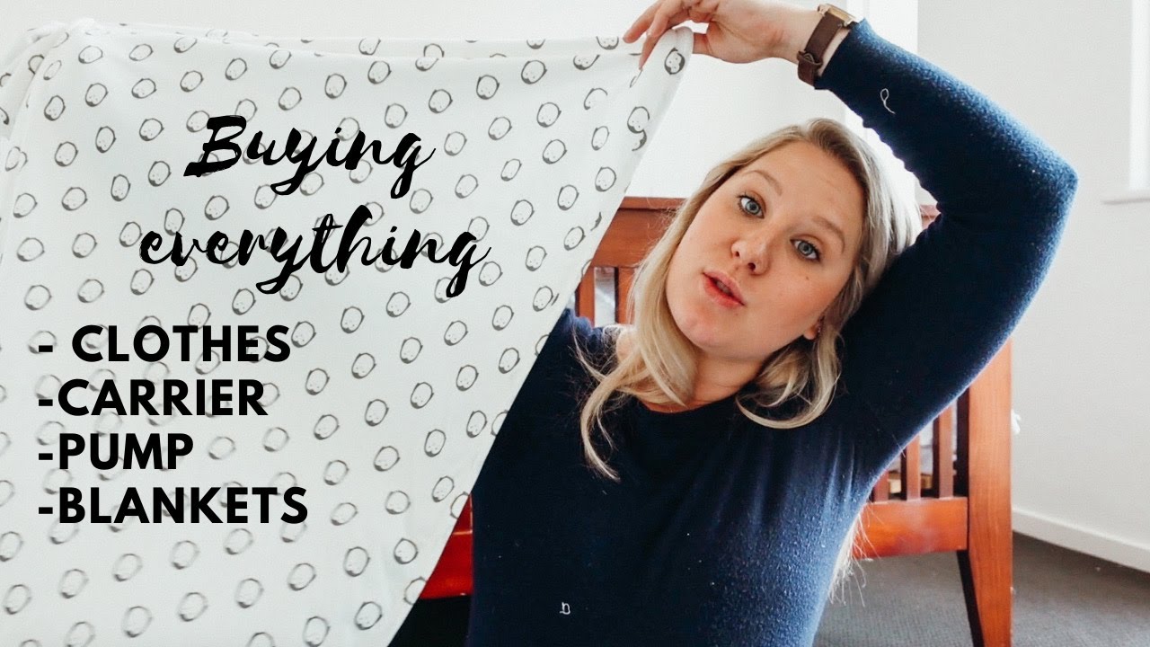 HUGE Australian baby haul, BONDS, BABY BUNTING, KMART, ERGO BABY | 34 weeks pregnant