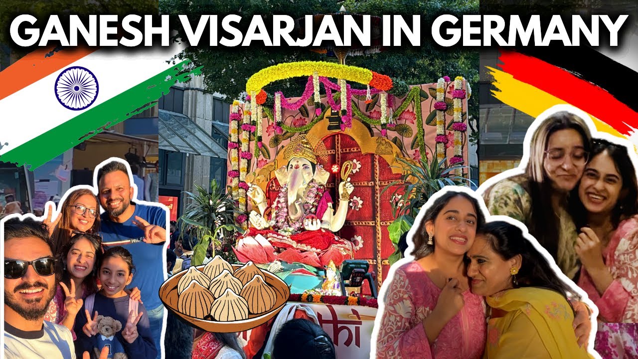 BEST DAY OF OUR LIFE | Met Our Subscribers | Ganesh Visarjan 🇩🇪🇮🇳