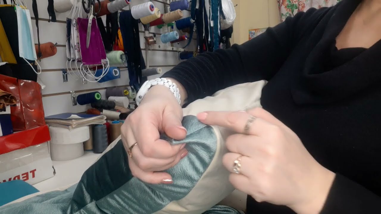 ЧТО МОЖНО СДЕЛАТЬ ИЗ ОСТАТКОВ ТКАНИ? УЮТНЫЕ ЧЕХЛЫ НА ПОДУШКУ!