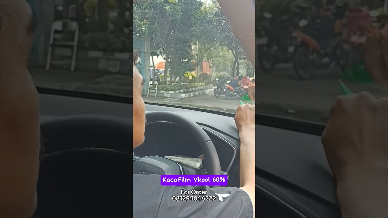 Kacafilm 60% utk kaca dpn? Tenang aman pake Vkool #kacafilmmobil #windowsfilm #otomotif #car #vkool