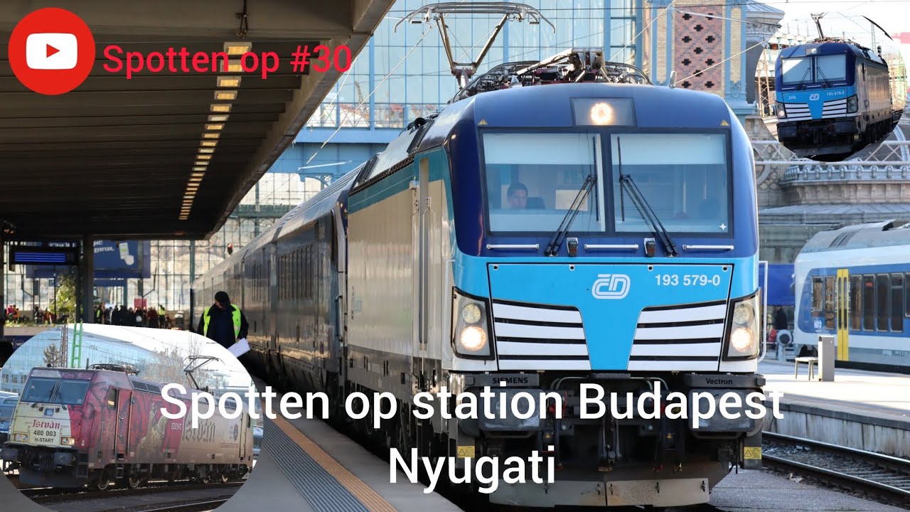 Eventjes lekker een middagje spotten op station Budapest Nyugati! 