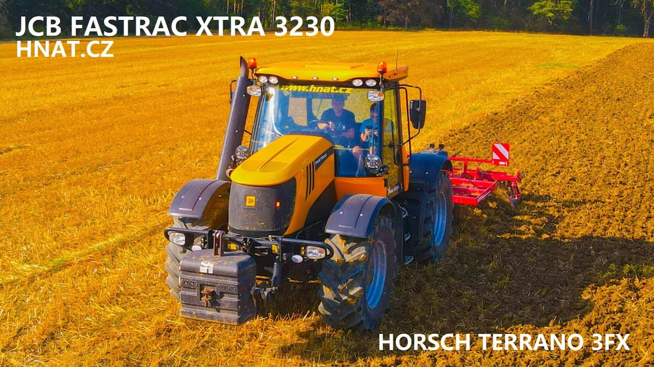 JCB FASTRAC 3230 & HORSCH TERRANO 3FX I HNAT.CZ