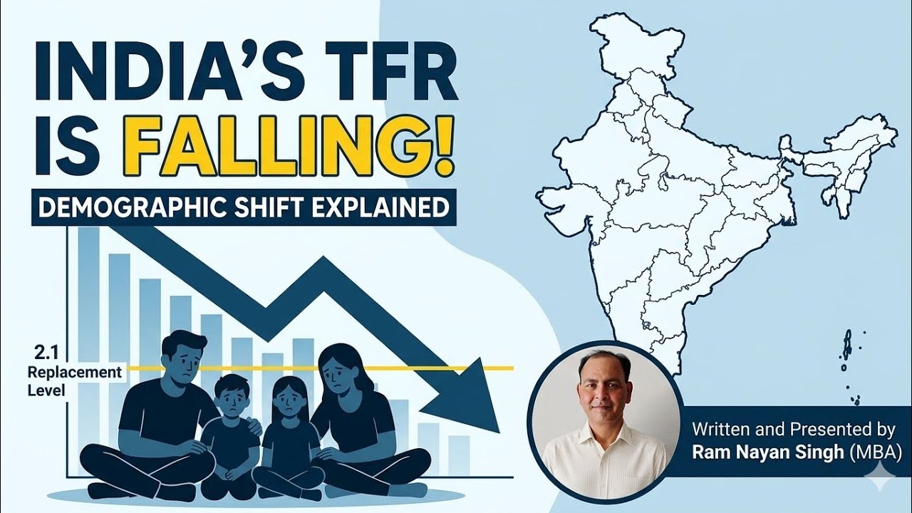 Why is India's Fertility Rate Falling Below Replacement Level? | State of World Population 2025 