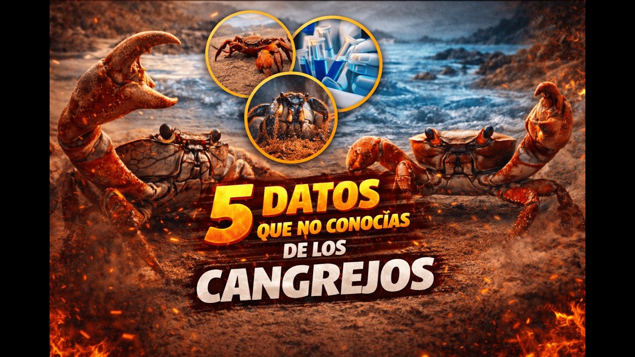 CANGREJOS: criaturas más extrañas de lo que crees