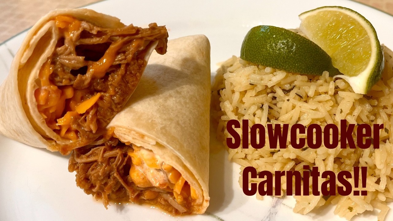 Pork Carnitas Slow Cooker Recipe |  Mexican Street Tacos