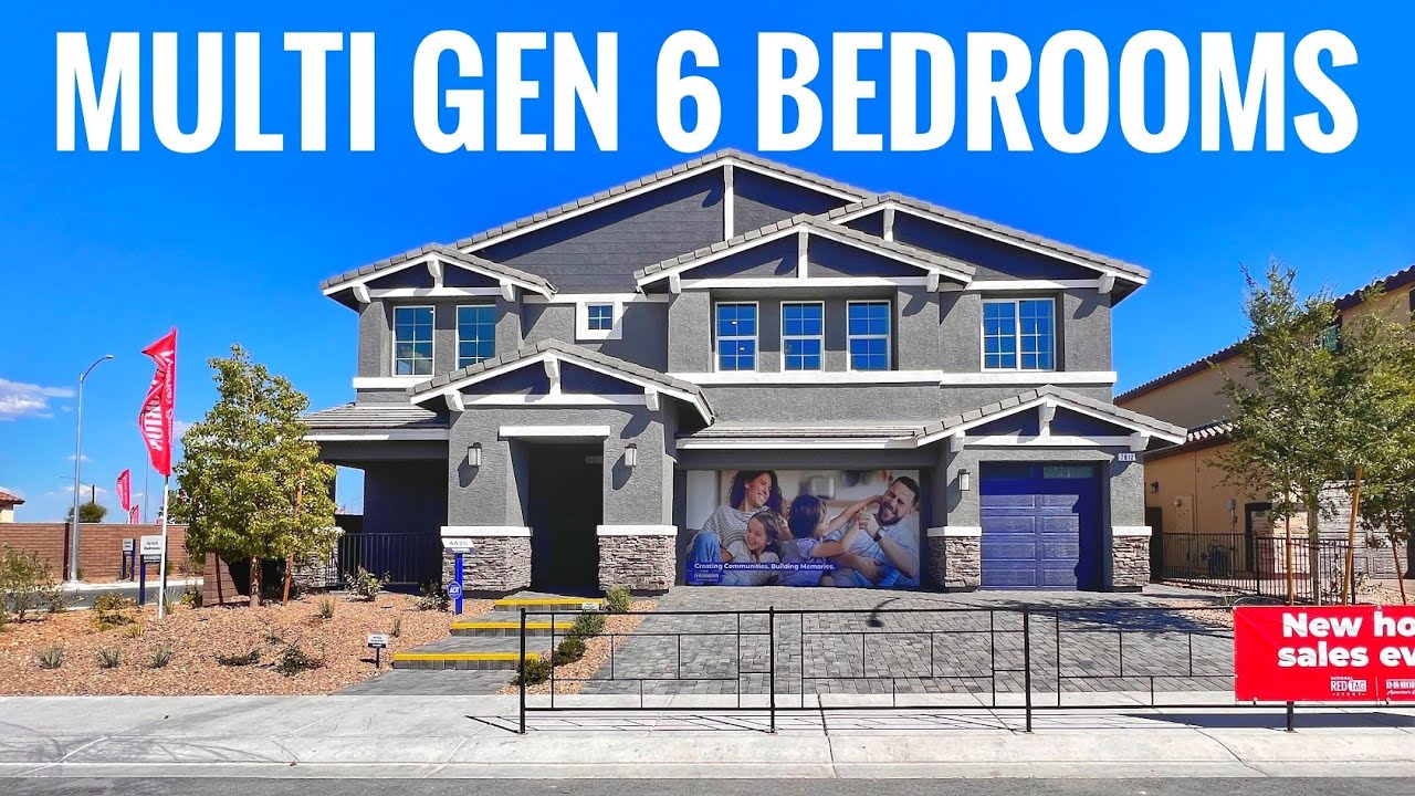 New Construction Las Vegas Houses For Sale | Hearland Summit | Multi Gen Home