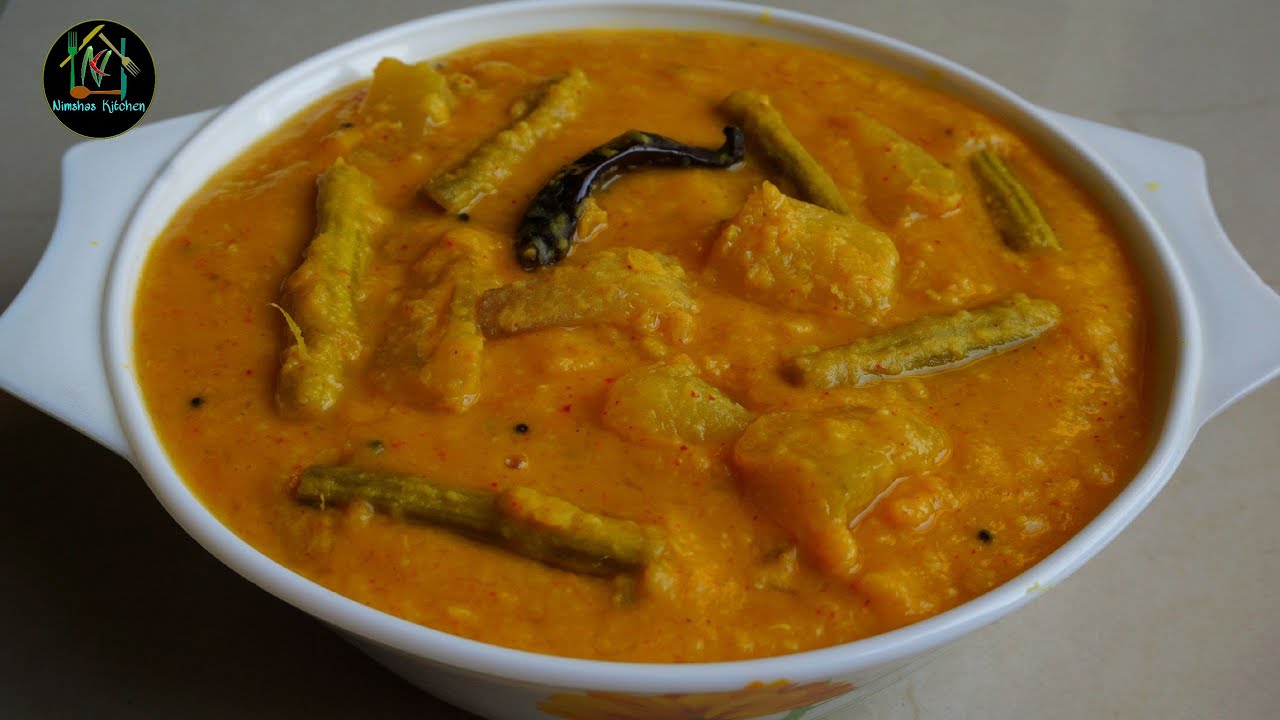 നാടൻ  മുരിങ്ങക്കാ പരിപ്പ്  മാങ്ങ  കറി | Drumstick toor dal and raw mango curry
