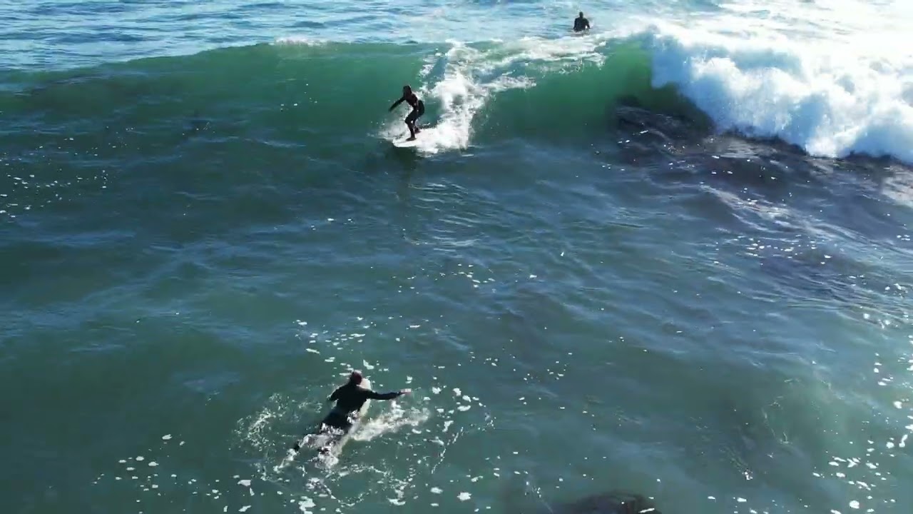 Thanksgiving swell at Steamer lane - November 25, 2023