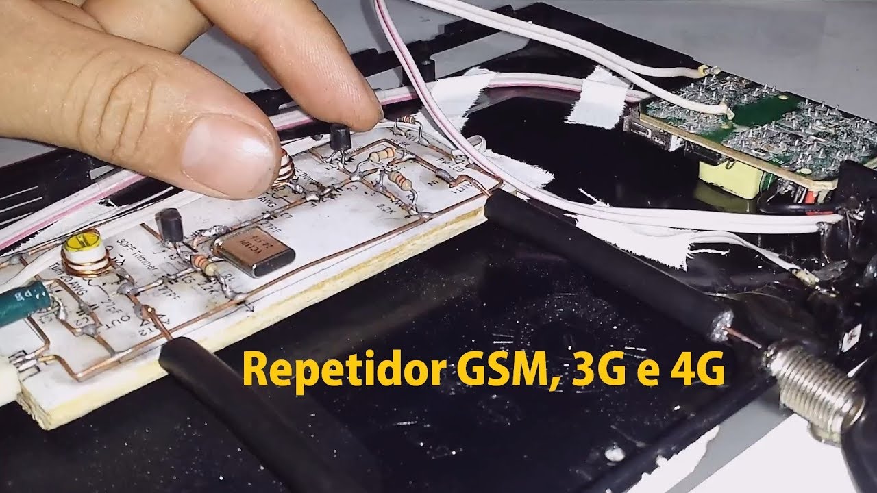 Amplificador de Sinal Para Telefone Celular GSM, 3G e 4G